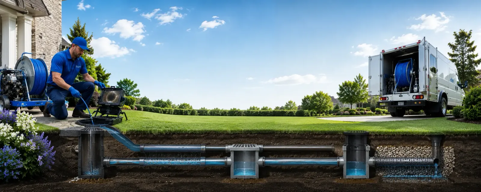 Outdoor drain cleaning information for Handley, WV